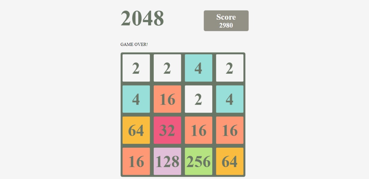 2048 Game